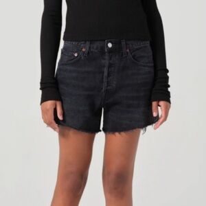 AGOLDE Parker Denim Long Shorts